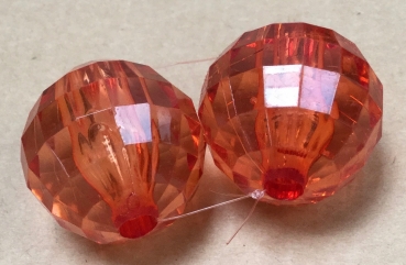 Acrybello Facettenkugel orange